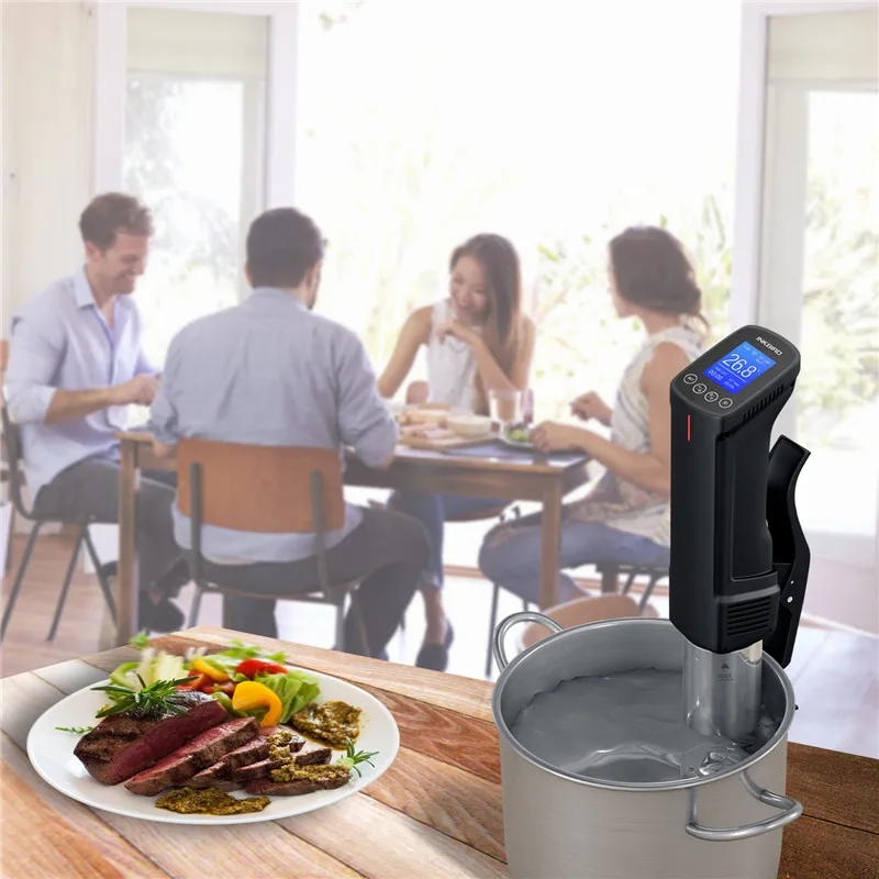 

Inkbird WIFI Vacuum Slow Sous Vide Cooker 1000W Powerful Immersion Circulator LCD Digital Timer Stainless Steel kitchenware