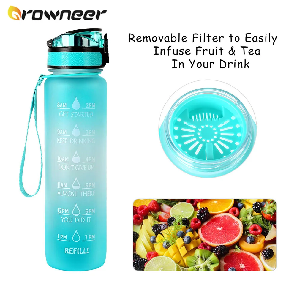 Бутылка для воды из тритана 1 л|Бутылки воды| |