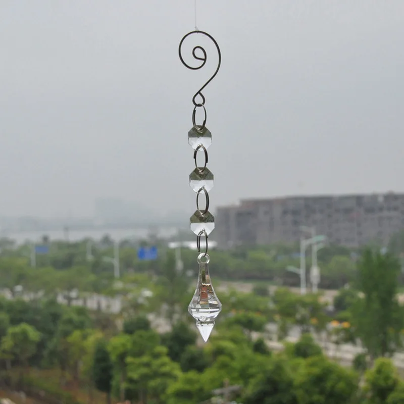 20 шт. хрустальные бусины подвеска гирлянда прозрачное стекло хрустальная люстра