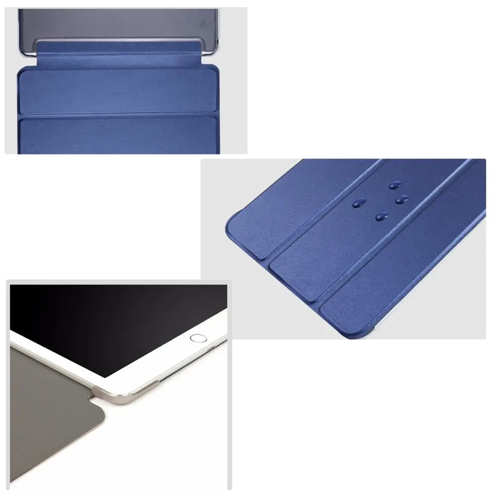Чехол для планшета Samsung Galaxy Tab S5e 10 5 &quot2019 кожа Smart Sleep wake funda Trifold Stand Solid capa SM-T720/T725 |