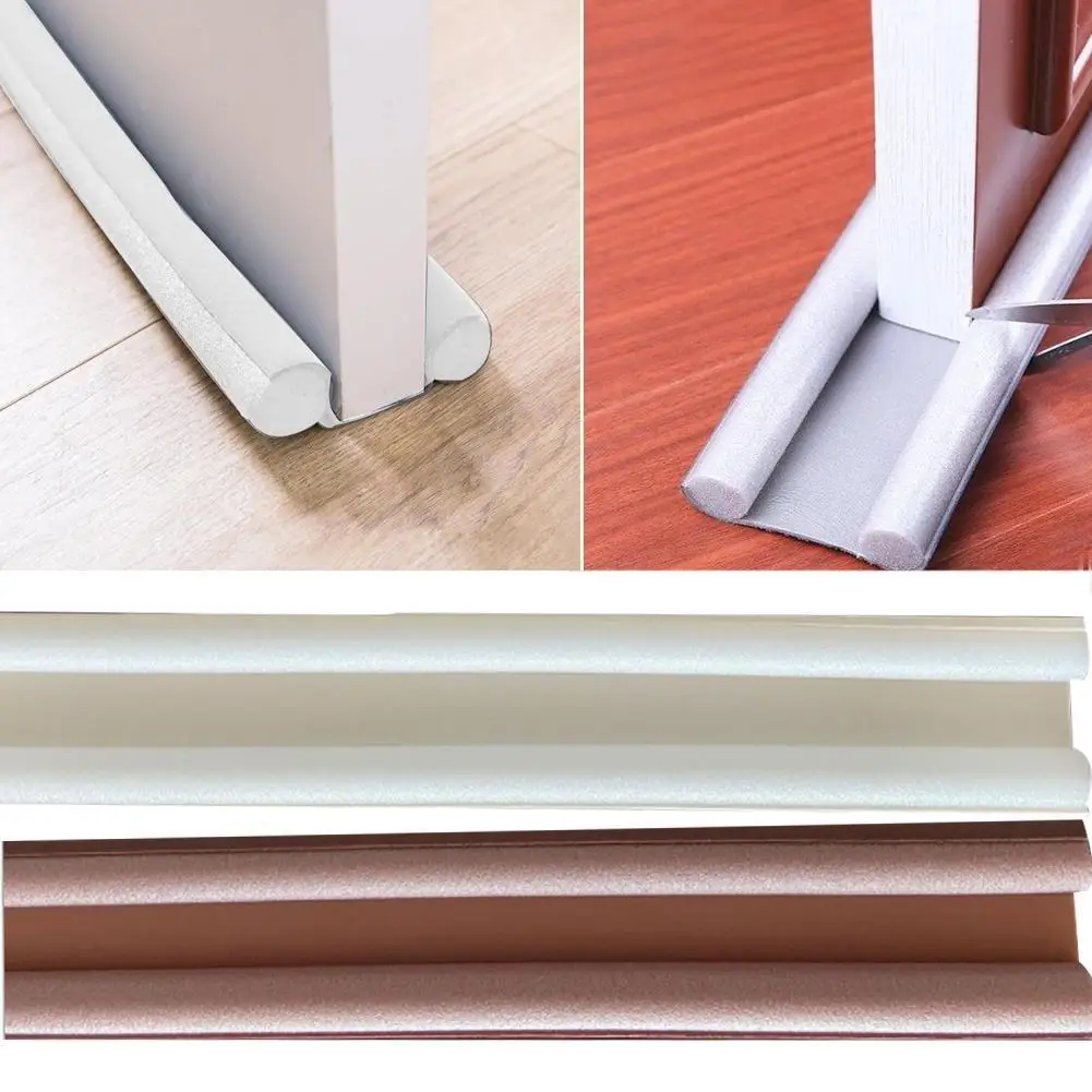 

Door Bottom Seal Door Seal Self-Adhesive Soundproof Rubber Window Windshield Windproof Anti-Theft Strip Artifact Door Stick W7I8