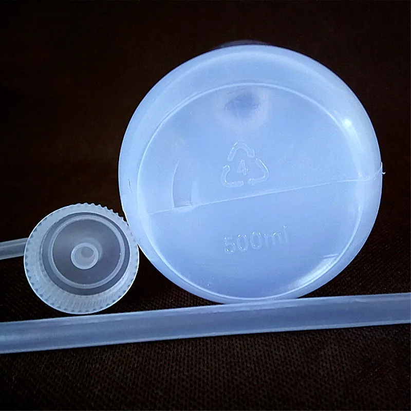 Пластиковая бутылка для мытья татуировок LDPE Laborotary измерительная 500 мл высокое