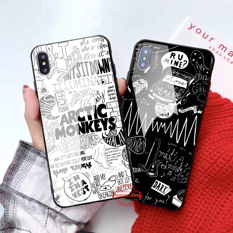 

arctic monkeys Multi Glass Phone Case for Apple iPhone 11 Pro X XS Max 6 6S 7 8 Plus 5 5S SE