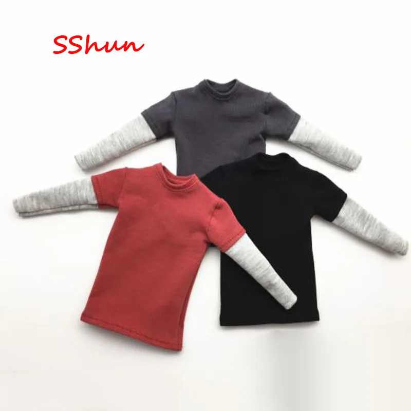 

1/6 Scale Male Soldier clothes men stitching top Model For 12'' Action Figure Body DIY Accessories