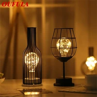 oufula night light decorative light wine glass grape bottle led creative atmosphere light