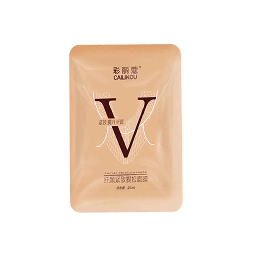 Маска-лифтинг для лица V-образной формы тонкого подбородка шеи отшелушивающая