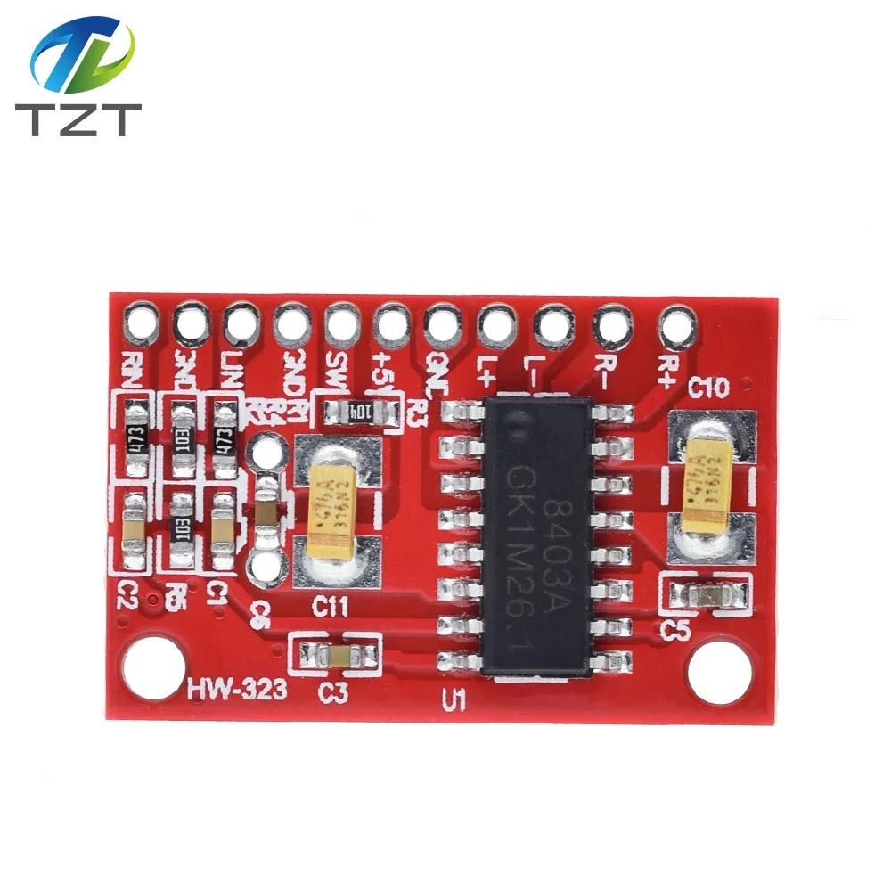 Мини цифровой усилитель мощности TZT 3 Вт * 2 плата сделай сам стерео USB источник