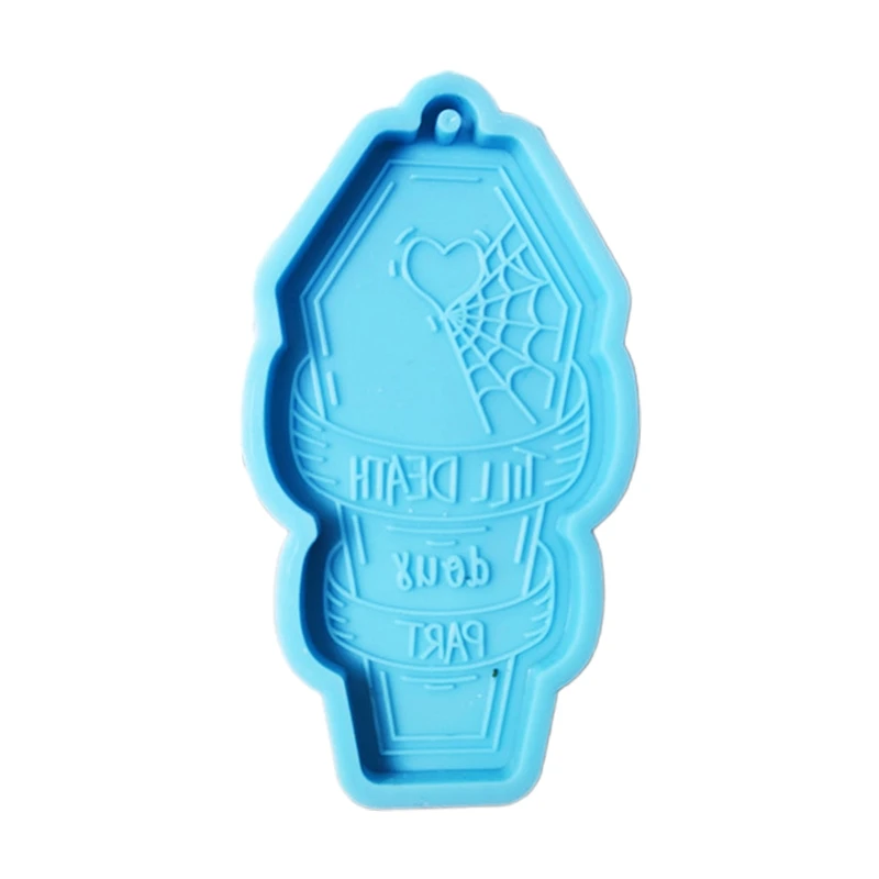 066C Creative Coffin Keychain Epoxy Resin Mold DIY Earrings Pendant Silicone Mould | Украшения и аксессуары
