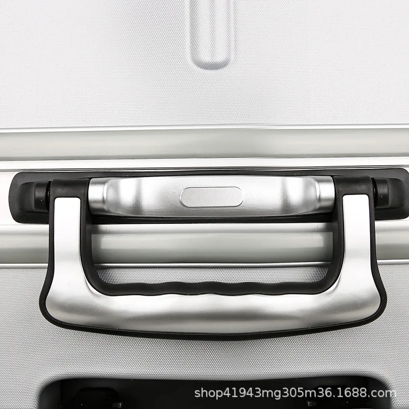 New 20/22/24 Inches ABS Rolling Travel Suitcase with Wheels PC Universal Wheel Aluminum Business Rolling Luggage for Men Women