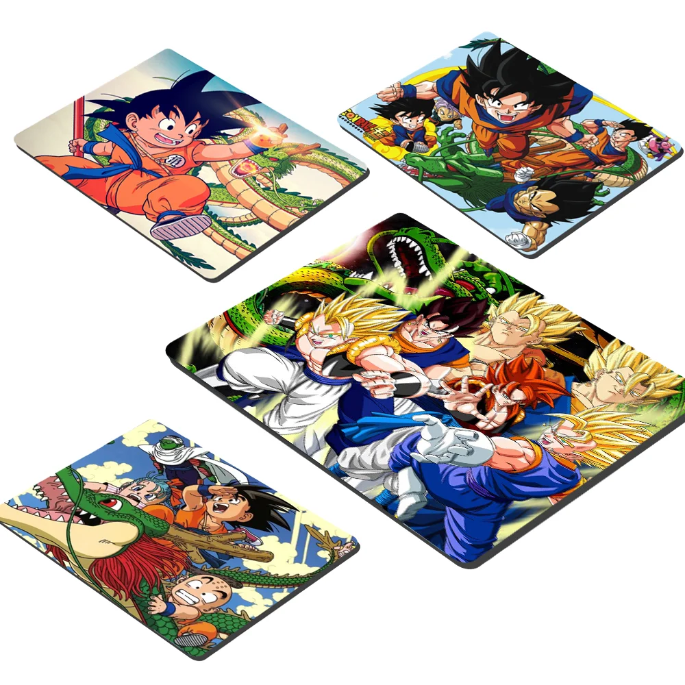 Dragon Ball Z Мышь Pad экологически чистая резина Материал 20X24cm Компьютерные аксессуары