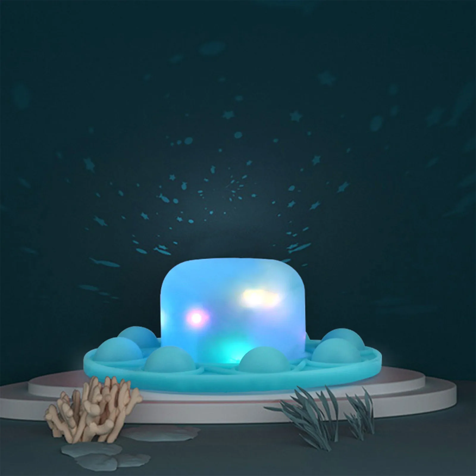 

Luminous Hat Music Desktop Educational Toys Novelty Luminous Hat Adjustable Light Toys Children's Adult Decompression Toy Set