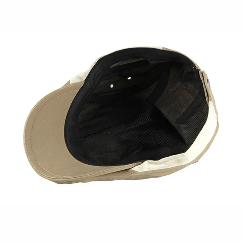 Кепка-газетчик Fibonacci Мужская в стиле ретро повседневная шапка пэчворк с