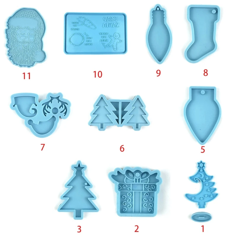 

Подставка в виде Санта-Клауса, подставка, фотоэлемент, рождественские серьги в виде лося, брелок, подвеска, поделки, ювелирные изделия, литье...