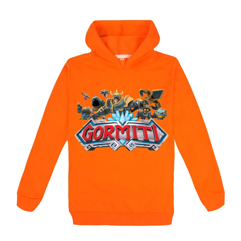 

Z&Y Children Sweatshirts Gormiti Game Print Hoodies for Kids Casual Clothing Boys Long Sleeve Pullover Hoodie Costume Girls Coat