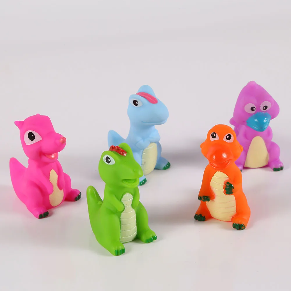 Новинка 5 шт. фигурки животных игрушечные для малышей с динозавром пальцевые