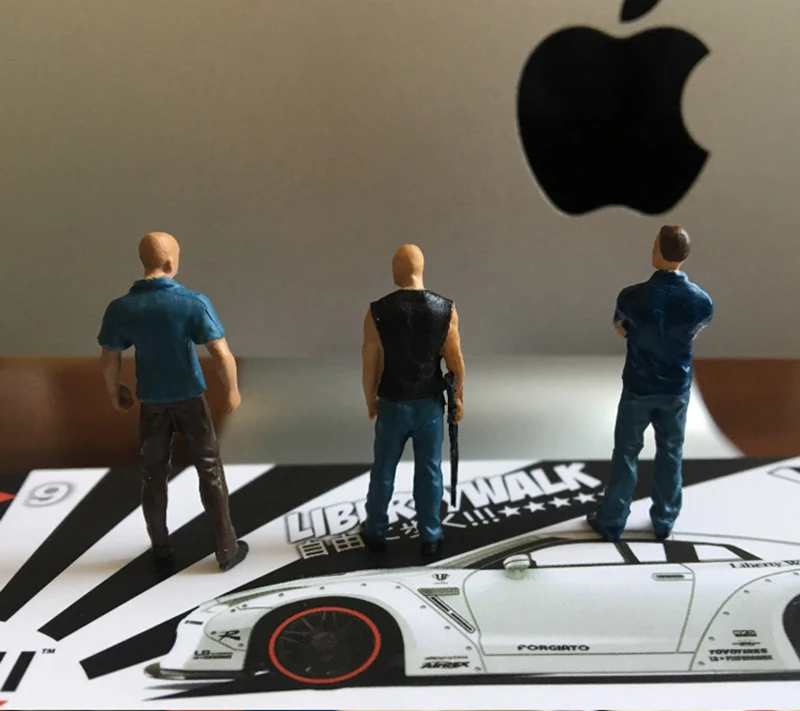 1: 64 масштаб смолы модель персонажа для моделей автомобилей Моделирование игрушки миниатюрные фигурки все для макета детский подарок на день рождения
