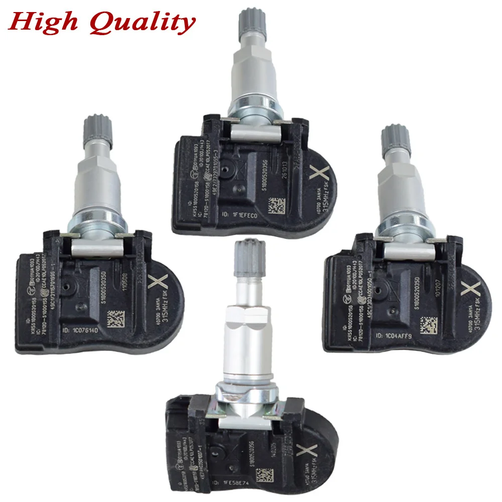 

4 шт. новый датчик давления в шинах 40700-3AN1A TPMS датчик для Nissan Cube Juke Sentra Versa 315 МГц автомобильные аксессуары