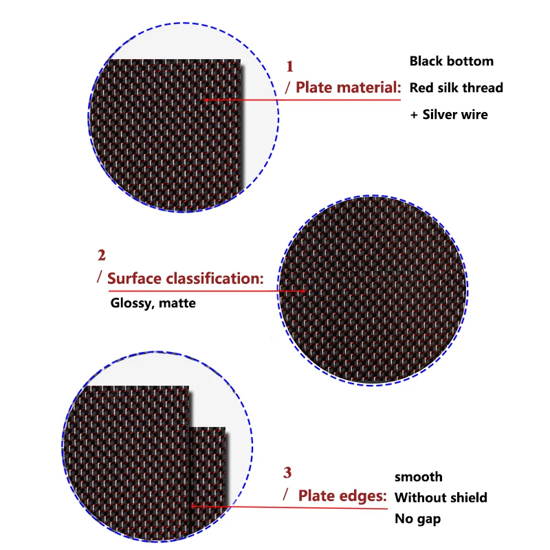 195x240 мм 3K лист из углеродного волокна с цветным покрытием красная и