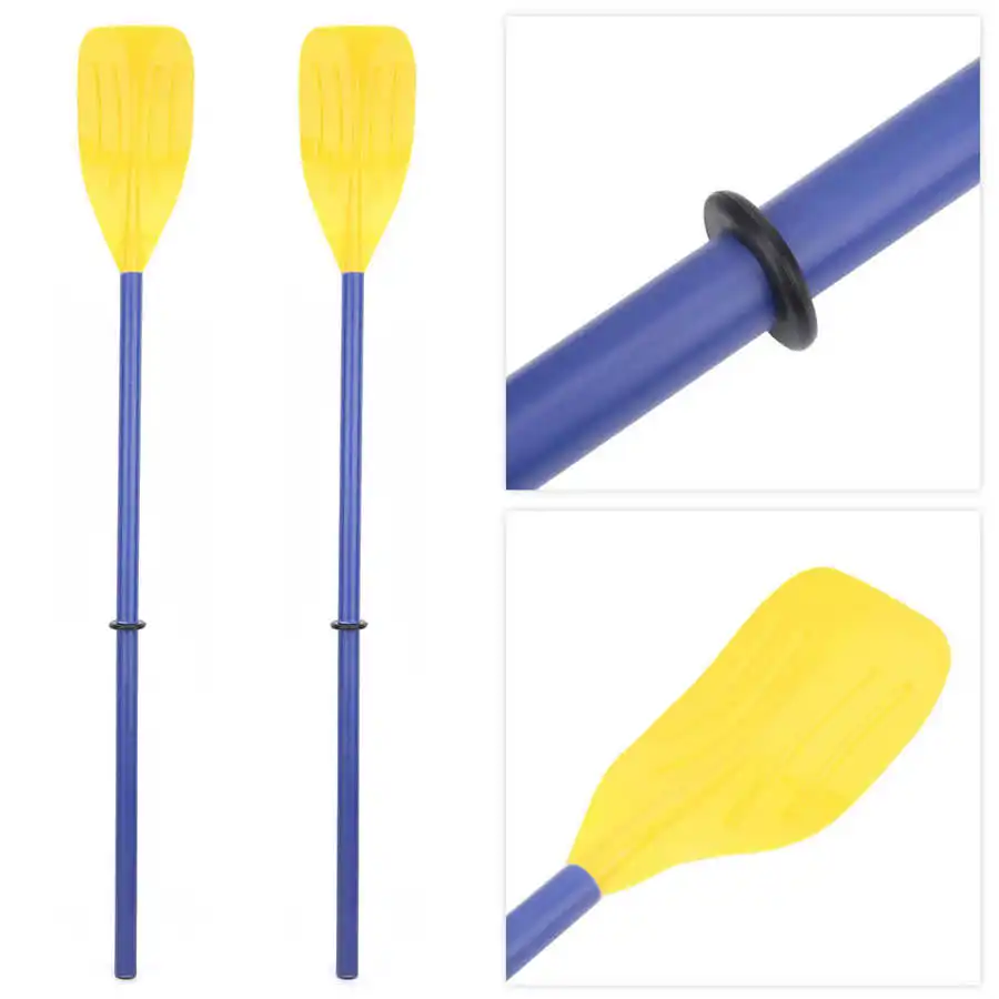 Морской пвх лодка ABS пластик гребные весла два человека весло для резиновых каноэ