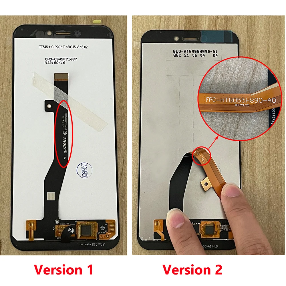 ЖК-дисплей и сенсорный экран в сборе KOSPPLHZ для OUKITEL WP5 Pro подходит только LCD-экрана