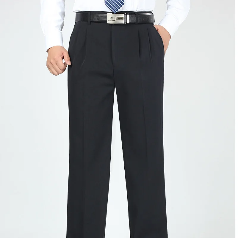 Зимний костюм брюки флисовые плотные формальные деловые свободные прямые