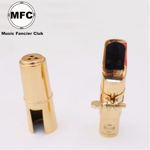 MFC тенор сопрано альт саксофон металлический мундштук электрофорез золотые части и аксессуары