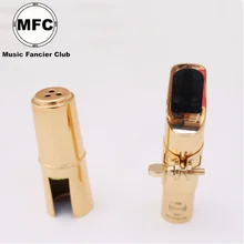 MFC тенор сопрано альт саксофон металлический мундштук электрофорез золотые части и аксессуары