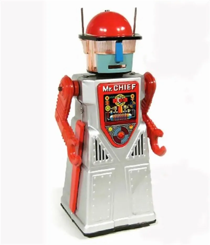 

Antique Style Tin Toys Wind Up Toys Robots iron Metal Models for Children/Adult Home Decoration Craft Tin Wind Up Toys Gifts