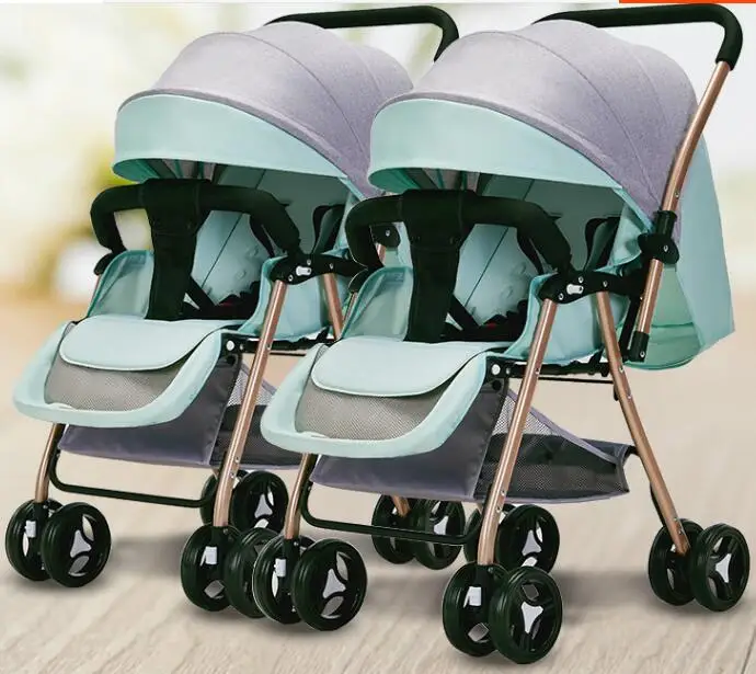 

Twin Stroller Lightweight Foldable Sitting Armchair Detachable Two-Child Twin-Child Stroller