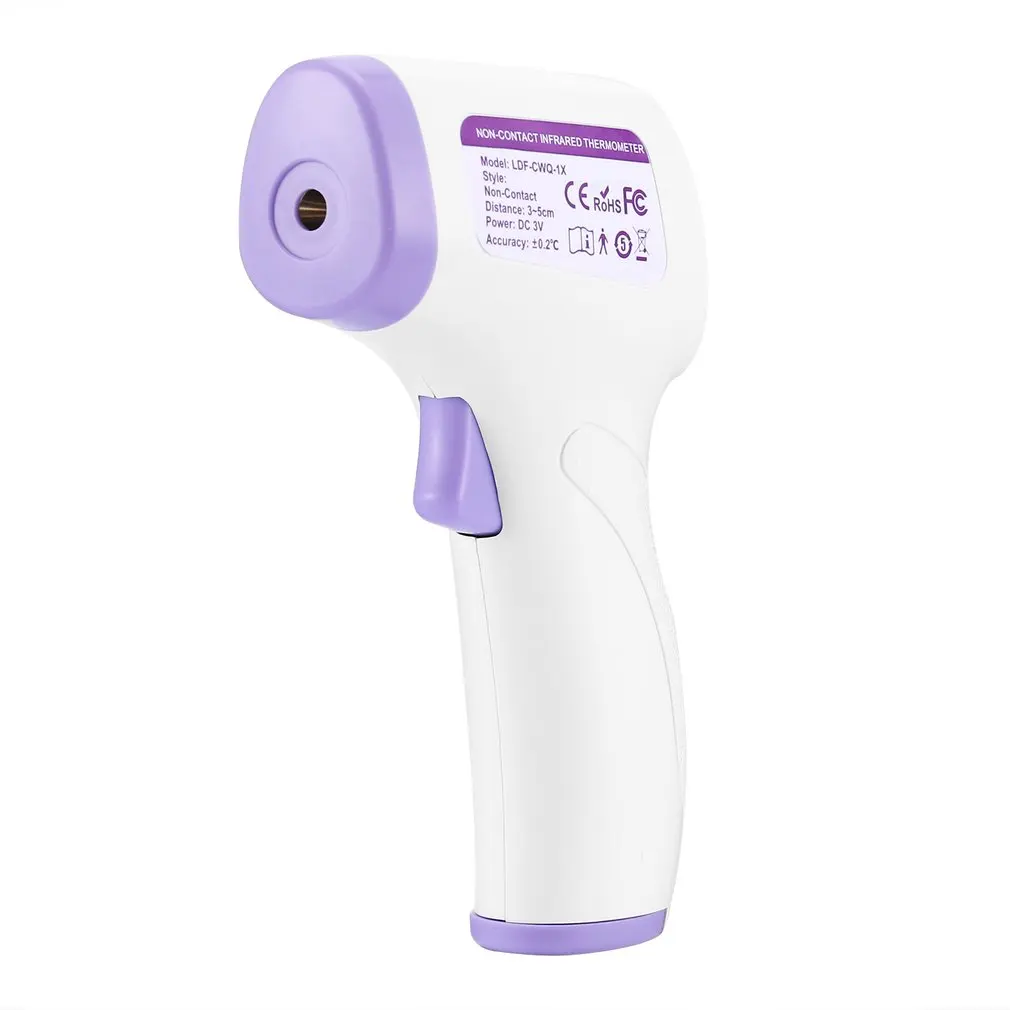 

Infrared Thermometer Digital Non-Contact Forehead Handheld Laser Electronic Fever Body Temperature Three-Color Backlight Display