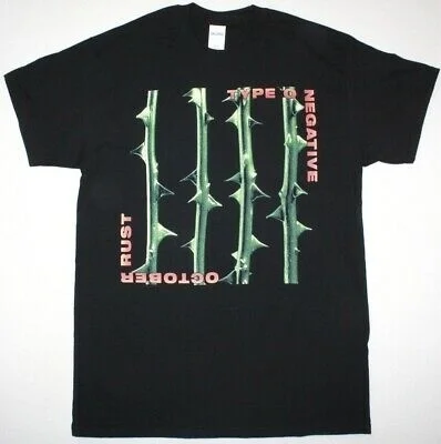 

TYPE O NEGATIVE OCTOBER RUST PETER STEELE CARNIVORE NEW BLACK T-SHIRT