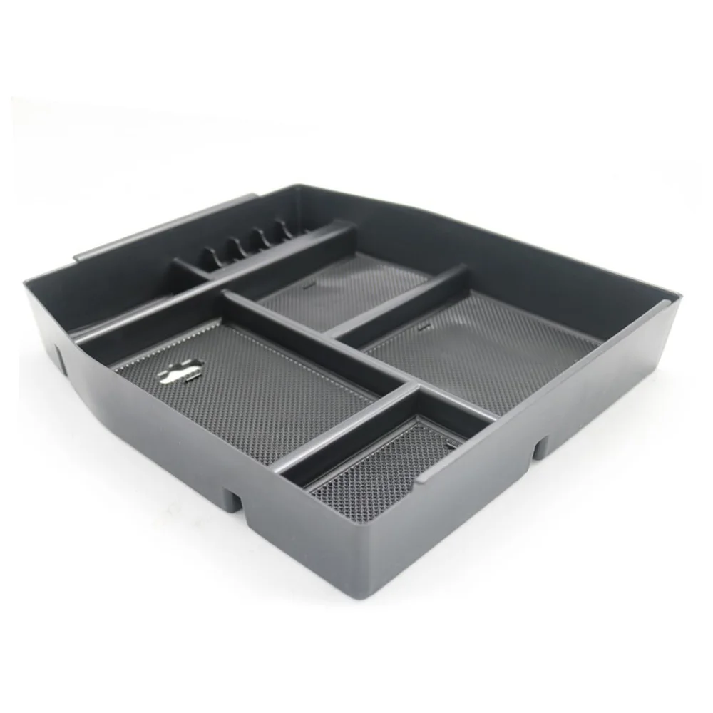 Центральный ящик для хранения в рядах консоли черный Внутренний органайзер