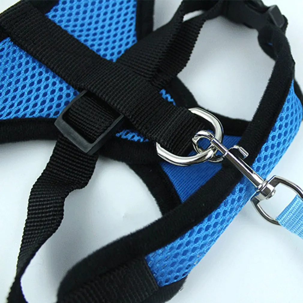 Регулируемый поводок для собак щенков жилет автомобиля бега маленький средний