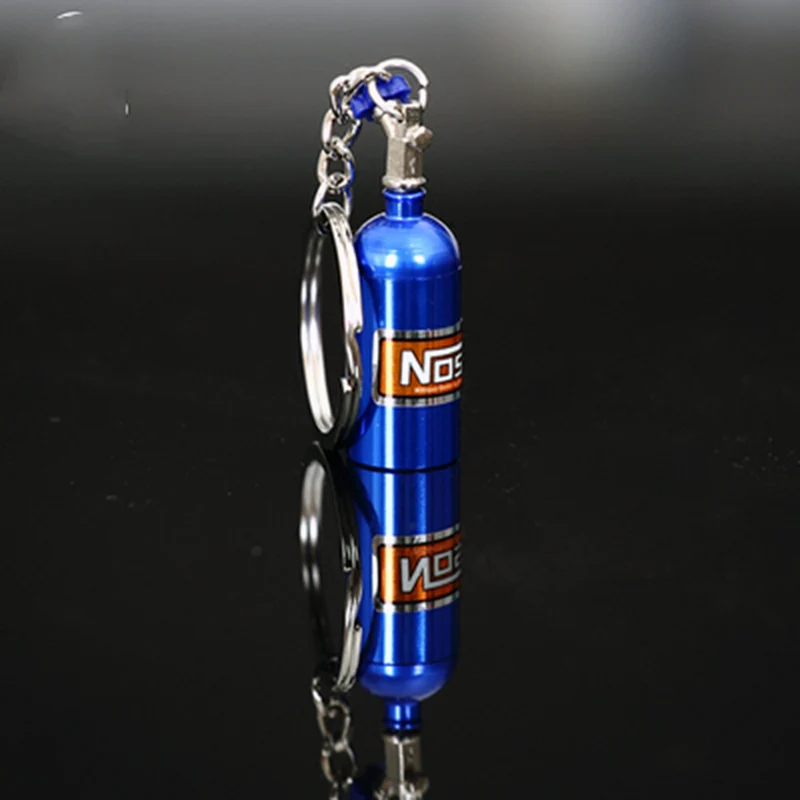 Аксессуары для интерьера автомобиля брелок в виде азотной бутылки металлическое