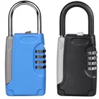 Сейф, металлическая Механическая коробка для хранения ключей, металлический крюк, тип пароля, сейф для ключей