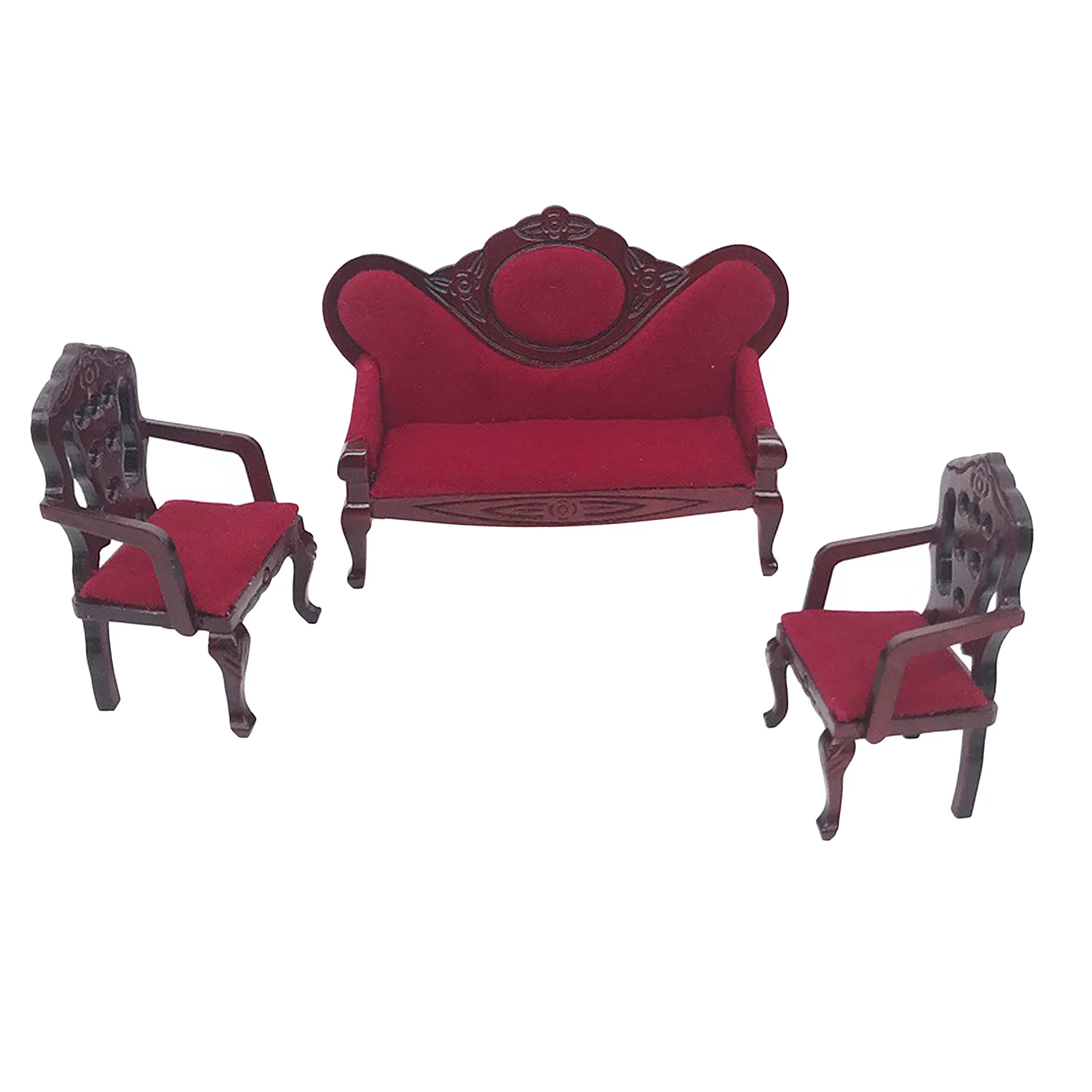 

Dollhouse Miniature Furniture Living Room 1/12 Realistic Decor Accessories