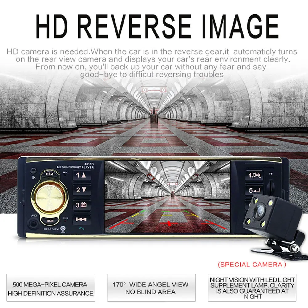 Универсальный автомобильный радиоприемник стерео система с 4 &quotTFT экраном mp3