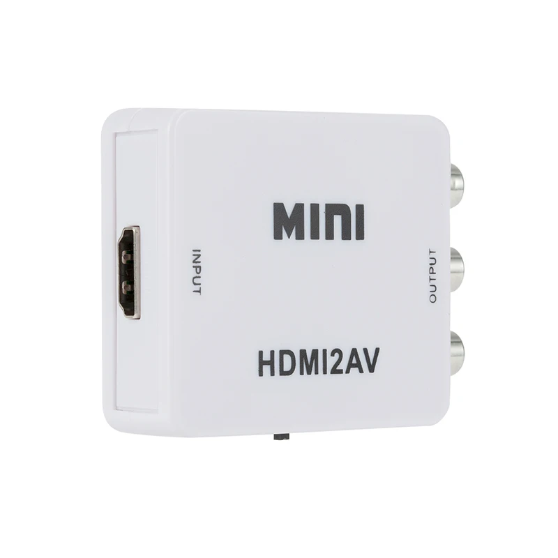 Адаптер видеоскалера Creacube HDMI-совместимый с RCA AV/CVBS L/R HD-видео преобразователь 1080P