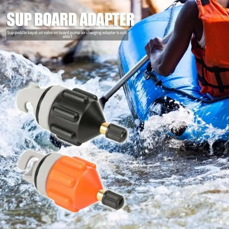 

1pcs Durable Air Valve Adaptor Wear-resistant Nylon Kayak Inflatable Pump Adapter Widely applicable to various canoe kayak etc