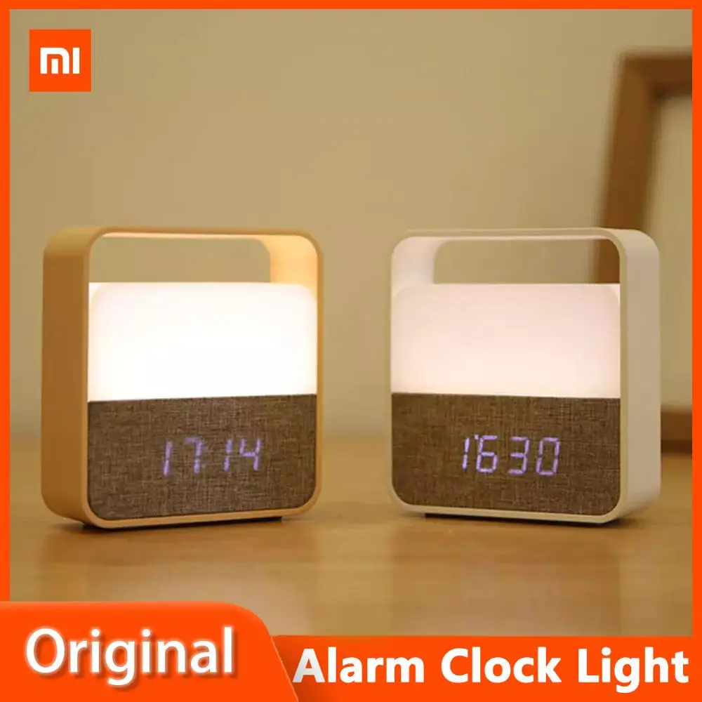 

Xiaomi Midea Clock Night Light LED Clock Display Mute Portable Hand Lamp Rechargeable Silent Clock At Home Travel