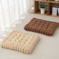 home creative soft biscuit shape cushion classical pillow chair car seat pad decorative cookie tatami back cushion sofa