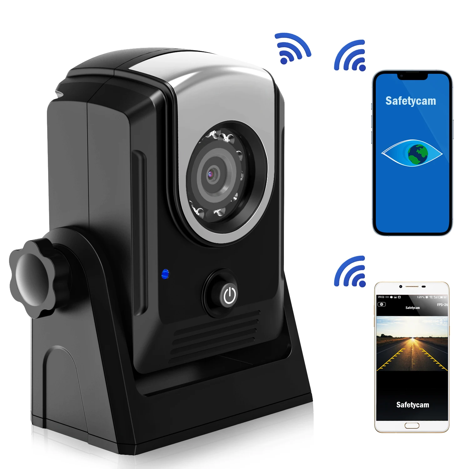 Беспроводная камера заднего вида, Wi-Fi, работает с телефоном, магнитная парковочная камера заднего вида для прицепов, грузовиков, жилых автофургонов