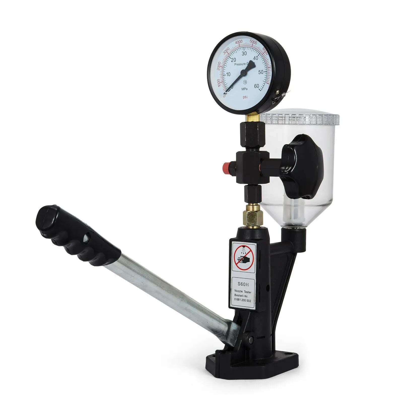 Accurate diesel burst pressure dual scale tester range 600-8000 PSI BAR injector nozzle | Бытовая техника
