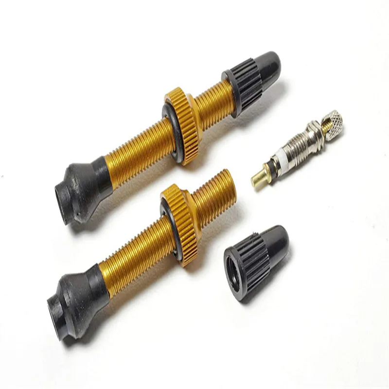 1 шт. без трубок бескамерные алюминиевые клапаны 50 мм MTB дорожный