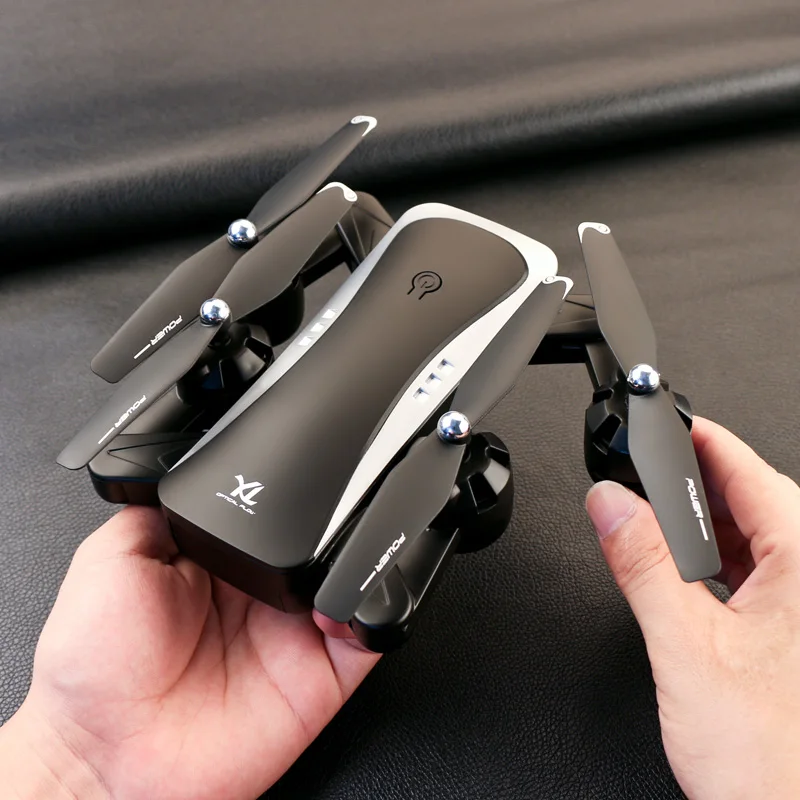 Радиоуправляемый Дрон с двойной камерой HD 4K Wi-Fi FPV RC вертолет умный складной