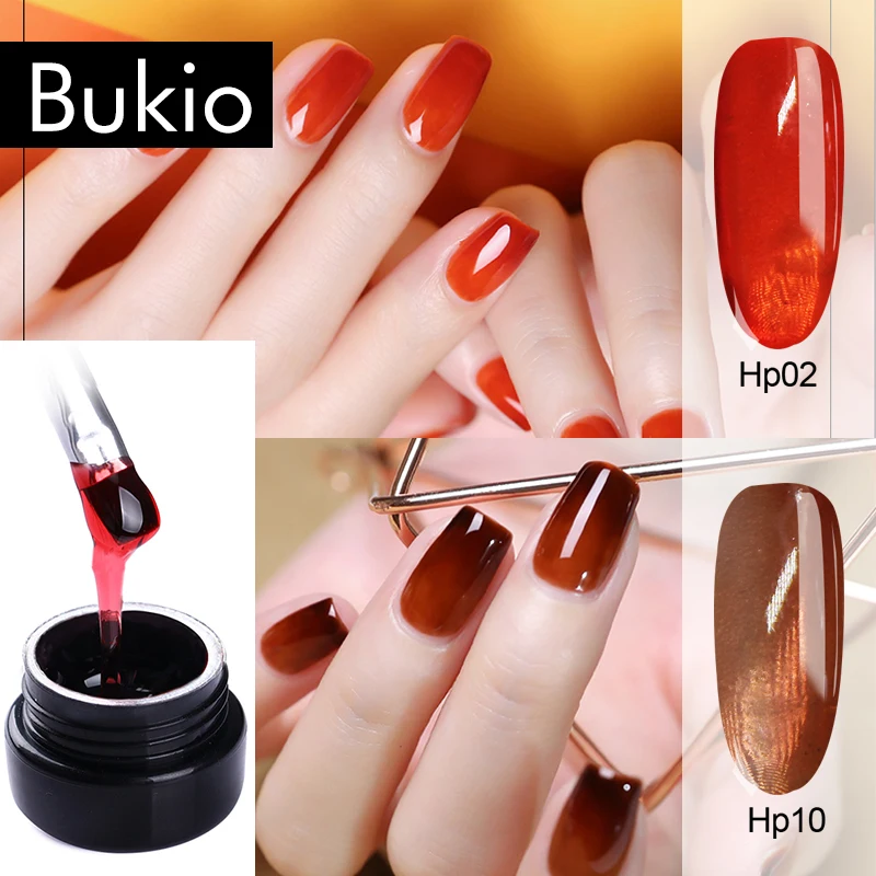 Bukio желе прозрачный гель летний атрибут полупрозрачный неоновый цвет