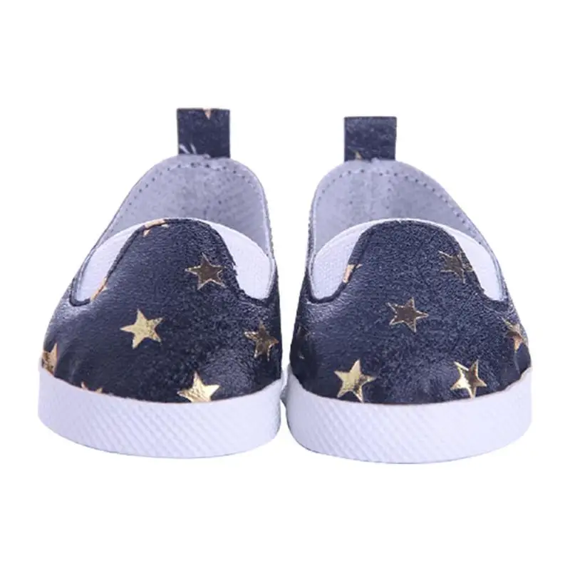 

New Shoes For 18 Inch United Stated Girl Suit 45cm Shoes 7cm Shoes Reborn Accessories For 1/3 Star Pattern C7X4