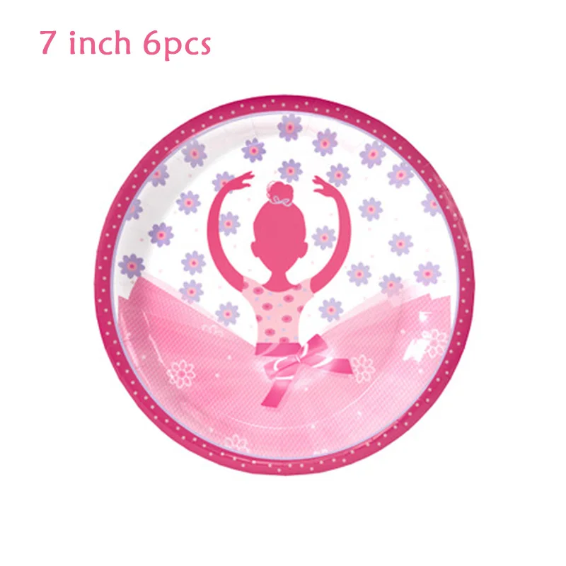 31 шт./компл. балетные костюмы для девочек тема одноразовая посуда украшение на