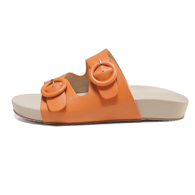 

2021 New Women Slippers Fashion Open Toe Ladies Slippers Causal Female Flat Outdoor Slides Fashion Summer Beach Woman Shoes
