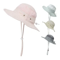 childrens spring and summer breathable bucket hat european and american mens and womens baby fashion sun proof bucket hat